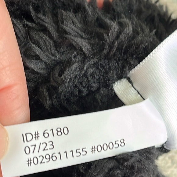 Express faux fur sherpa black popover 1/4 zip cozy oversized sweatshirt jacket - Picture 7 of 13